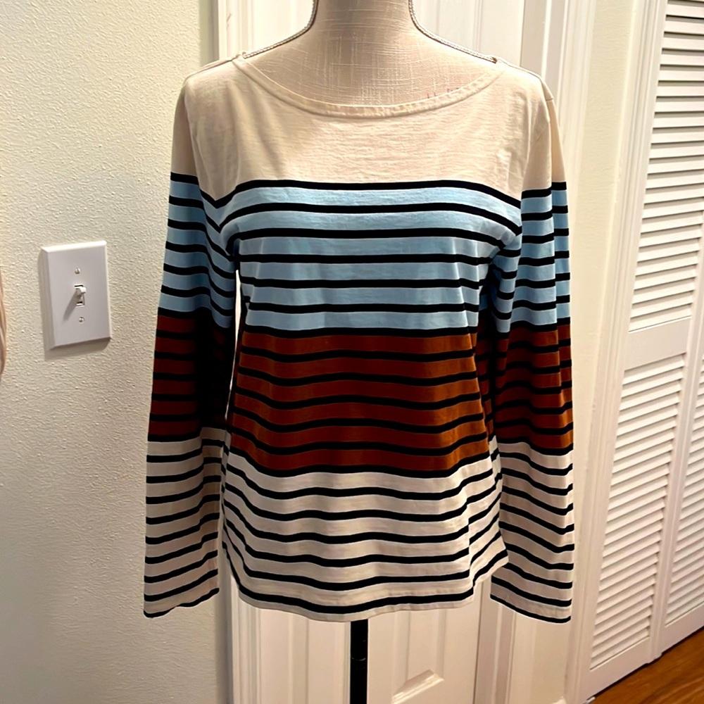 J. Crew nautical striped top